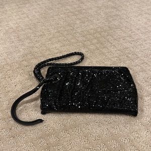 Whitney Davis sequin evening bag